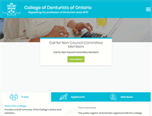 Tablet Screenshot of denturists-cdo.com